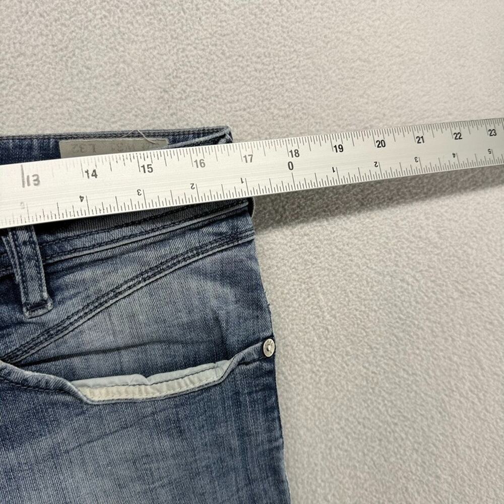 Diesel Jeans Men's 31 Fits 33x32 Iakop Slim Tapered Dark Wash Faded Whisker y2k - Picture 3 of 9